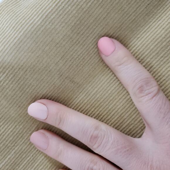 F. by Faconnable | Warm Tan Straight Leg Corduroy Trousers High Waist - Picture 6 of 7